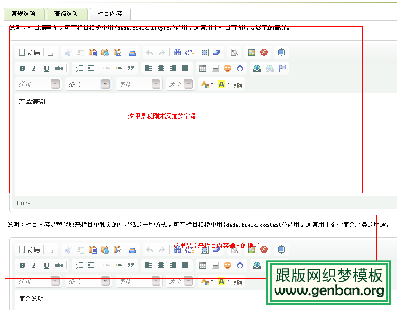 在栏目中添加自定义字段教程 - ?蜡笔尒の锋 - ?Rmomo