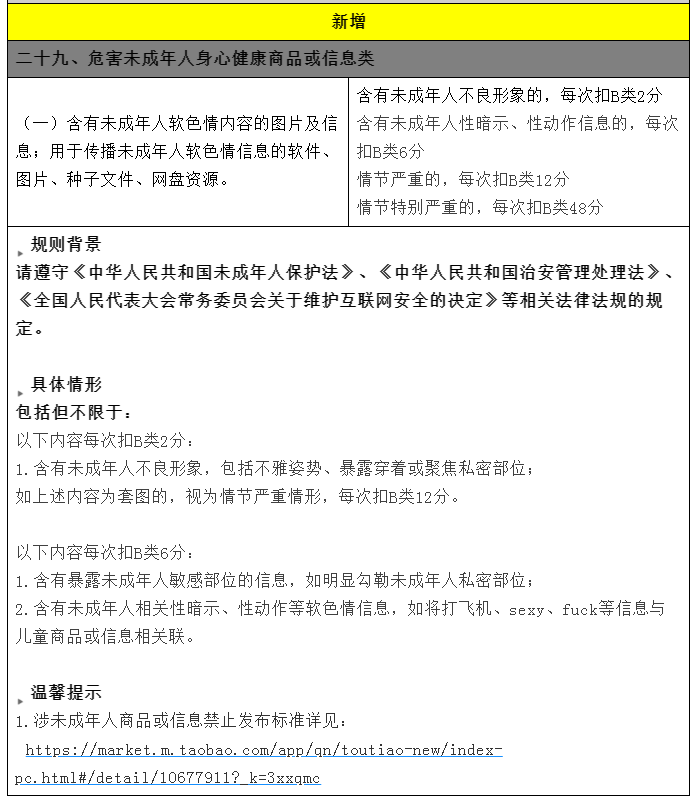 淘宝新增未成年人保护、欺诈招工禁售规则.png